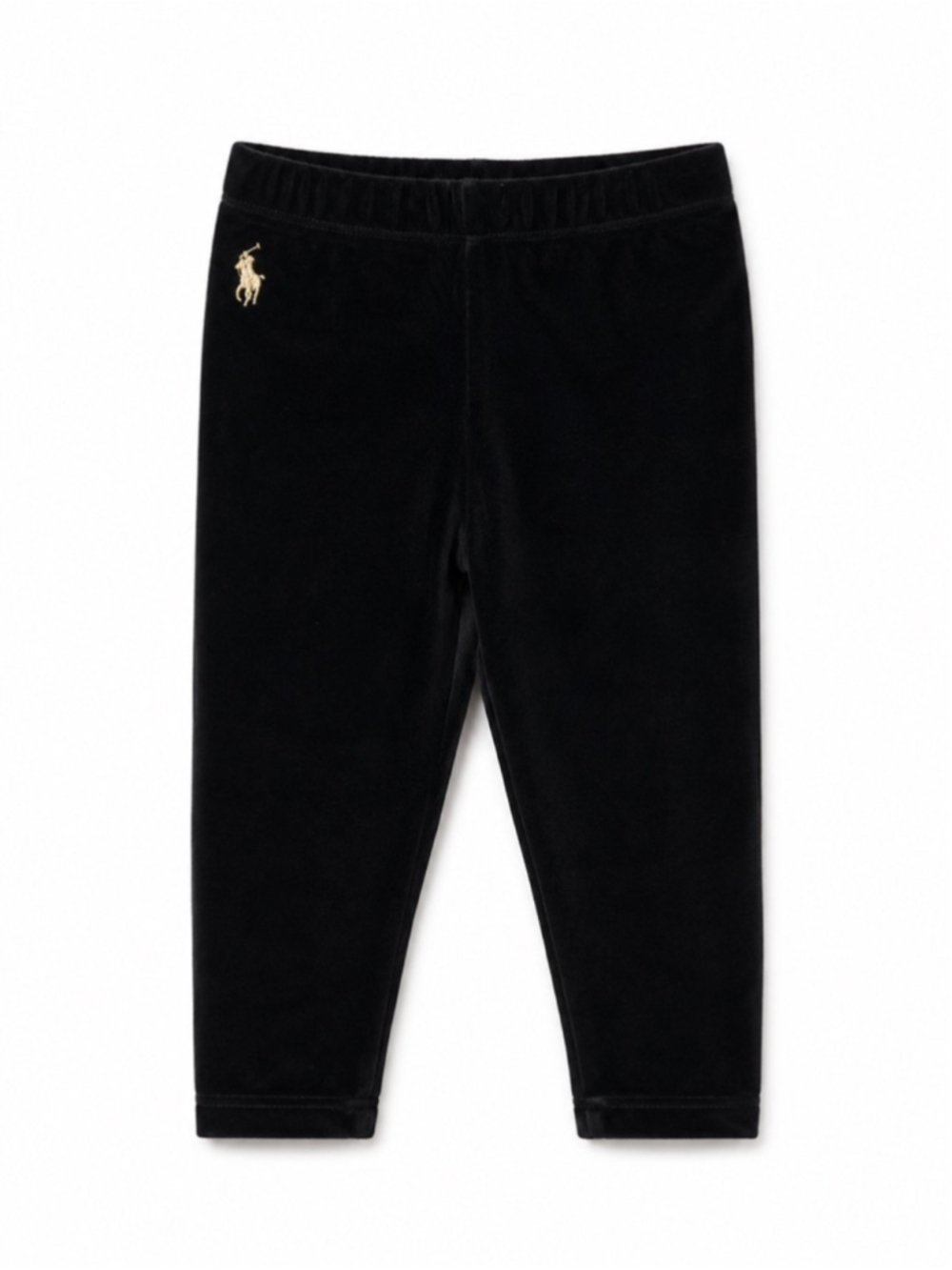 Ralph Lauren Baby Girl Polo Bear Peplum Top & Velour Leggings Set – Size 9M - Picture 7 of 8